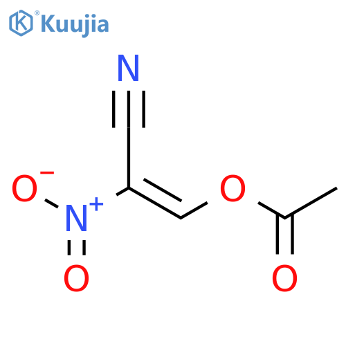 2-Propenenitrile, 3-(acetyloxy)-2-nitro- structure