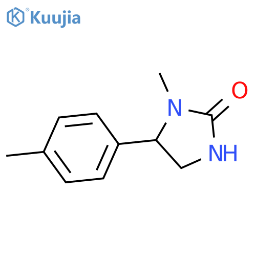 1-methyl-5-(4-methylphenyl)imidazolidin-2-one structure