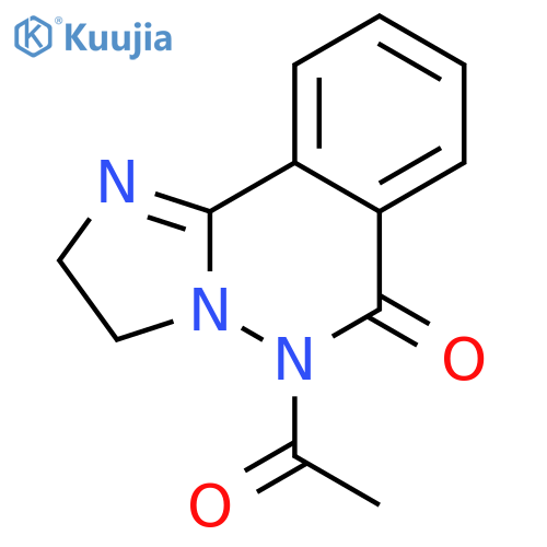 Imidazo[2,1-a]phthalazin-6(5H)-one, 5-acetyl-2,6-dihydro- structure