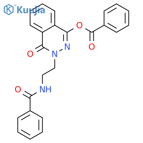 Benzamide, N-[2-[4-(benzoyloxy)-1-oxo-2(1H)-phthalazinyl]ethyl]- structure