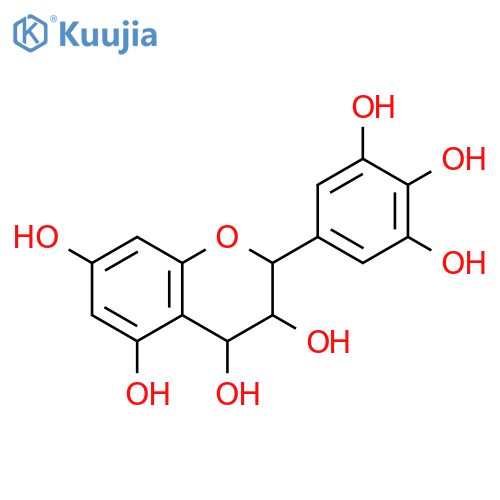 (-)-2-(3,4,5-Trihydroxy-phenyl)-chroman-3,4,5,7-tetraol structure