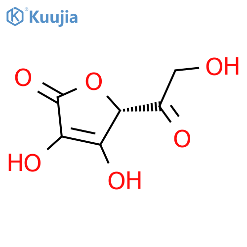 2(5H)-Furanone, 3,4-dihydroxy-5-(hydroxyacetyl)-, (S)- structure
