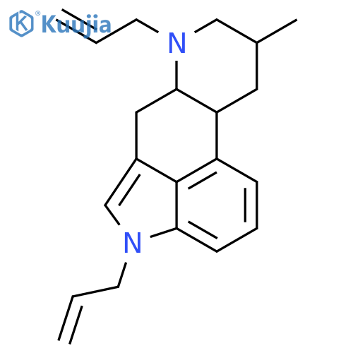 (8beta,10xi)-8-methyl-1,6-diprop-2-en-1-ylergoline structure
