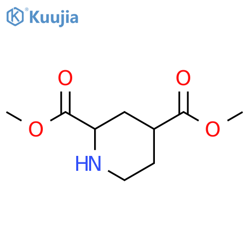 Dimethyl (2S,4R)-piperidine-2,4-dicarboxylate structure