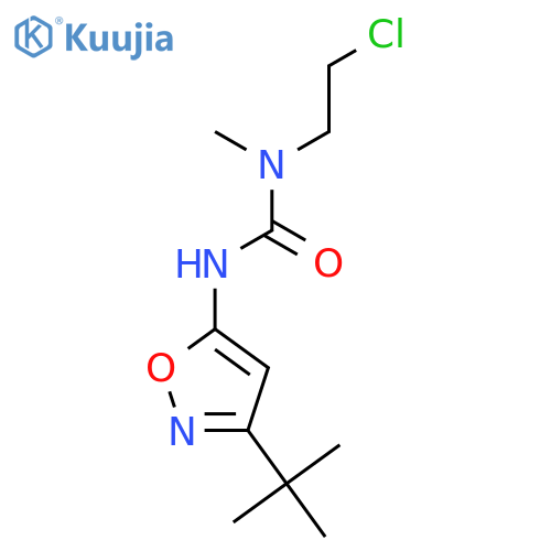 Urea, N-(2-chloroethyl)-N'-[3-(1,1-dimethylethyl)-5-isoxazolyl]-N-methyl- structure