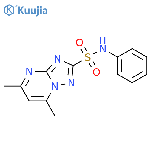 [1,2,4]Triazolo[1,5-a]pyrimidine-2-sulfonamide, 5,7-dimethyl-N-phenyl- structure