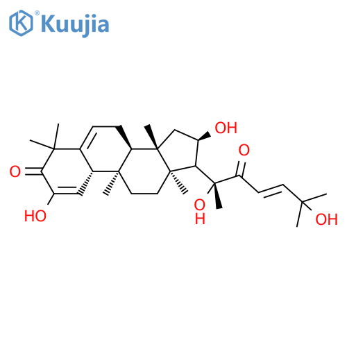 (4S,9beta,16alpha,23E)-2,16,20,25-tetrahydroxy-9,10,14-trimethyl-4,9-cyclo-9,10-secocholesta-2,5,23-triene-1,22-dione structure