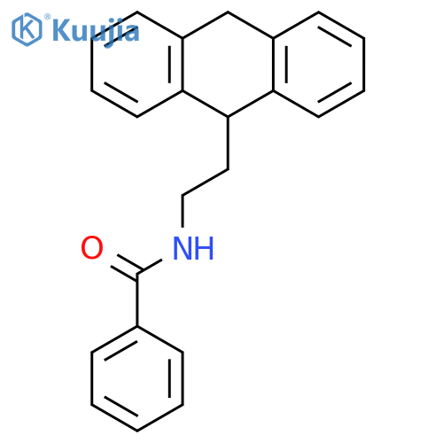 Benzamide, N-[2-(9,10-dihydro-9-anthracenyl)ethyl]- structure