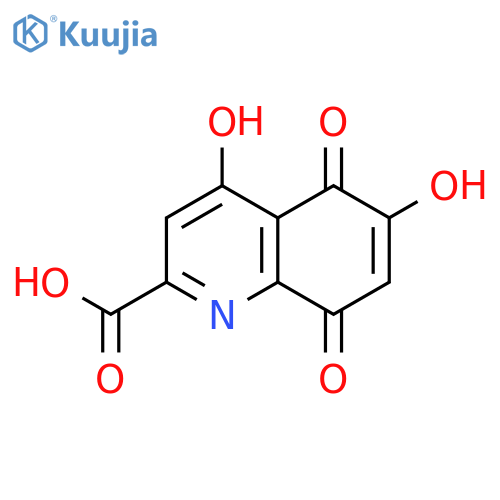 2-Quinolinecarboxylicacid, 5,8-dihydro-4,6-dihydroxy-5,8-dioxo- structure