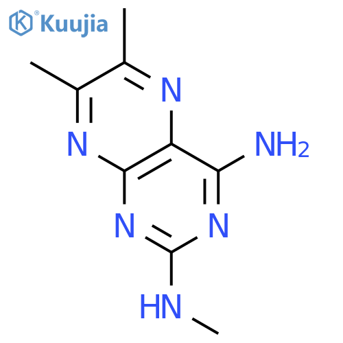2,4-Pteridinediamine, N2,6,7-trimethyl- structure