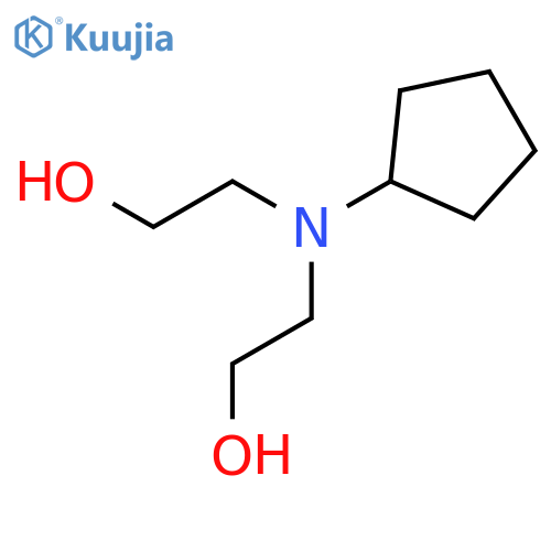 Ethanol, 2,2'-(cyclopentylimino)bis- structure