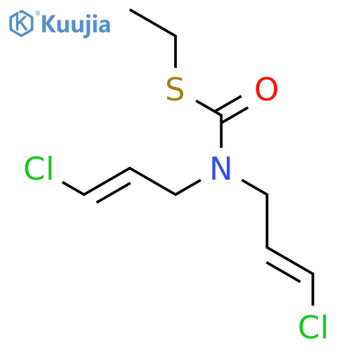 S-ethyl bis[(2E)-3-chloroprop-2-en-1-yl]thiocarbamate structure