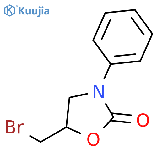 5-(Bromomethyl)-3-phenyl-1,3-oxazolidin-2-one structure