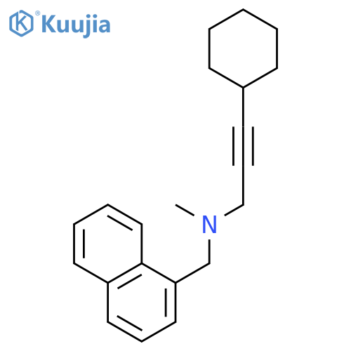 1-Naphthalenemethanamine, N-(3-cyclohexyl-2-propynyl)-N-methyl- structure