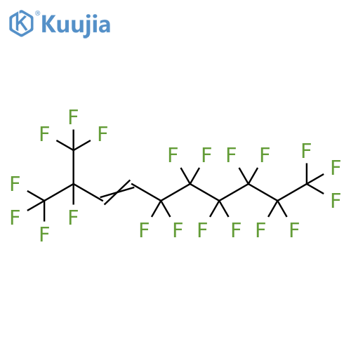 3-Decene,1,1,1,2,5,5,6,6,7,7,8,8,9,9,10,10,10-heptadecafluoro-2-(trifluoromethyl)- structure