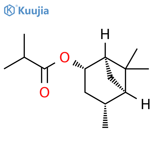 Propanoic acid, 2-methyl-, (1R,2S,4R,5R)-4,6,6-trimethylbicyclo[3.1.1]hept-2-yl ester structure