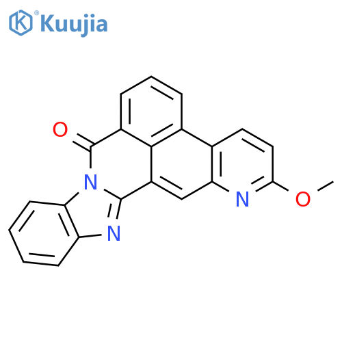 8H-Benzimidazo[1',2':2,3]isoquino[5,4-fg]quinolin-8-one, methoxy- structure