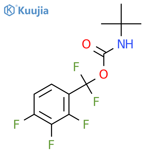 pentafluorobenzyl tert-butylcarbamate structure