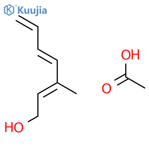 2,4,6-Heptatrien-1-ol, 3-methyl-, acetate, (E,E)- structure