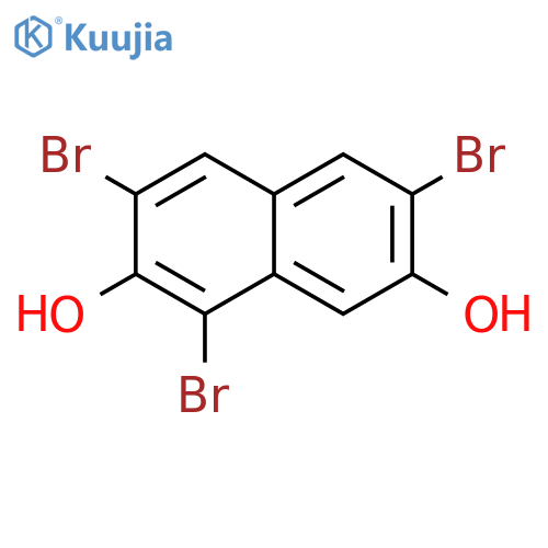 1,3,6-tribromo-2,7-dihydroxynaphthalene structure