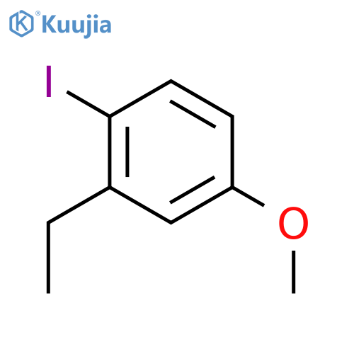 2-Ethyl-1-iodo-4-methoxybenzene structure