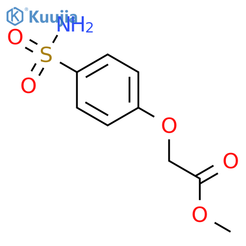 methyl 2-(4-sulfamoylphenoxy)acetate structure