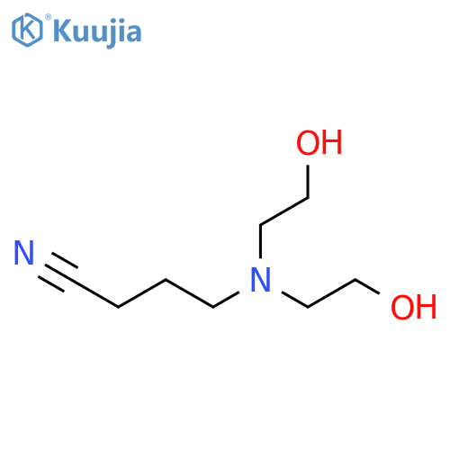 Butanenitrile, 4-[bis(2-hydroxyethyl)amino]- structure