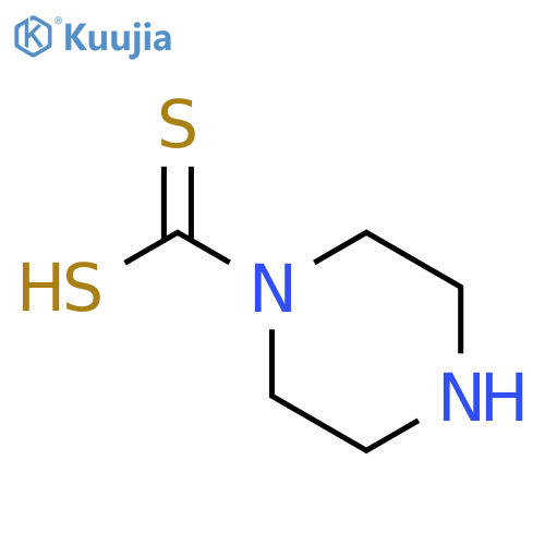 1-Piperazinecarbodithioicacid structure