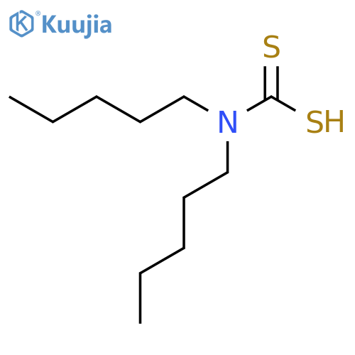dipentylsulfanyl(carbonothioyl)amine structure