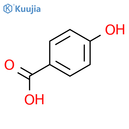 4-Hydroxybenzoic acid structure