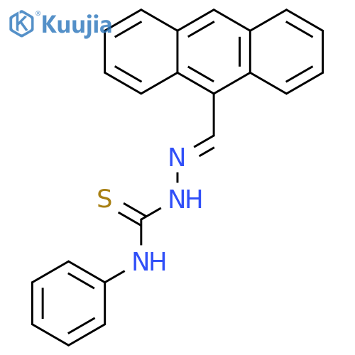 Hydrazinecarbothioamide, 2-(9-anthracenylmethylene)-N-phenyl- structure