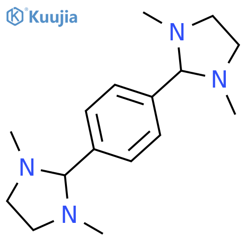 2-[4-(1,3-dimethylimidazolidin-2-yl)phenyl]-1,3-dimethylimidazolidine structure