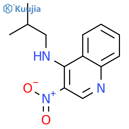 N-(2-Methylpropyl)-3-nitroquinolin-4-amine structure