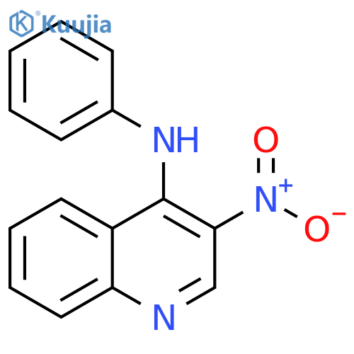 N-benzyl-3-nitroquinolin-4-amine structure