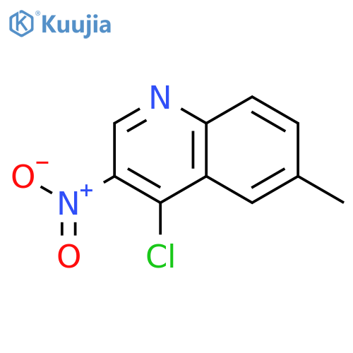 4-chloro-6-methyl-3-nitroquinoline structure