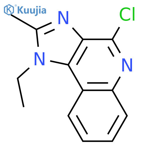1H-Imidazo[4,5-c]quinoline, 4-chloro-1-ethyl-2-methyl- structure