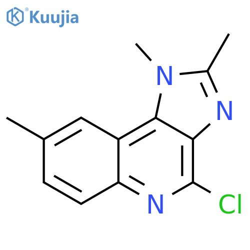 1H-Imidazo[4,5-c]quinoline, 4-chloro-1,2,8-trimethyl- structure