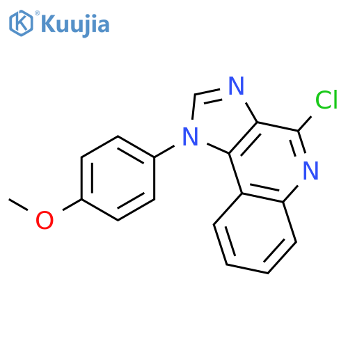 1H-Imidazo[4,5-c]quinoline, 4-chloro-1-(4-methoxyphenyl)- structure