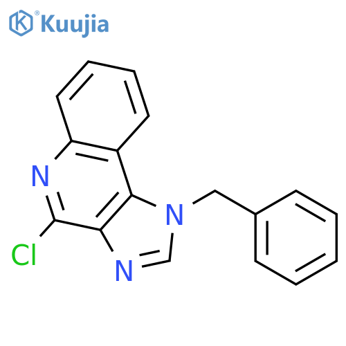 1H-Imidazo[4,5-c]quinoline, 4-chloro-1-(phenylmethyl)- structure