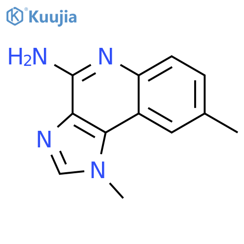 1H-Imidazo[4,5-c]quinolin-4-amine, 1,8-dimethyl- structure
