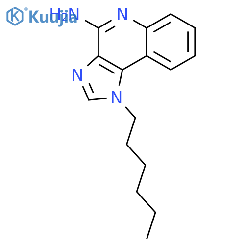 1H-Imidazo[4,5-c]quinolin-4-amine, 1-hexyl- structure