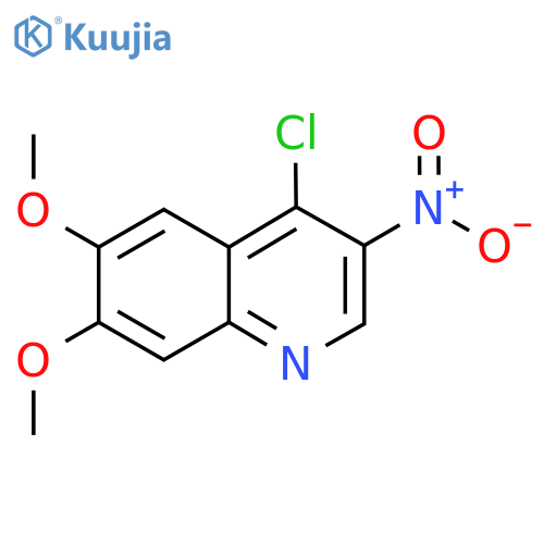 4-Chloro-6,7-dimethoxy-3-nitroquinoline structure