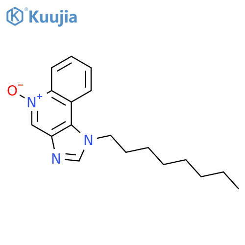 1H-Imidazo[4,5-c]quinoline, 1-octyl-, 5-oxide structure
