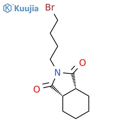 cis-N-(4-Bromobutyl)cyclohexane-1,2-dicarboximide structure