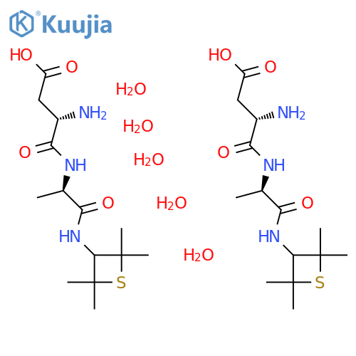 Alitame hydrate structure