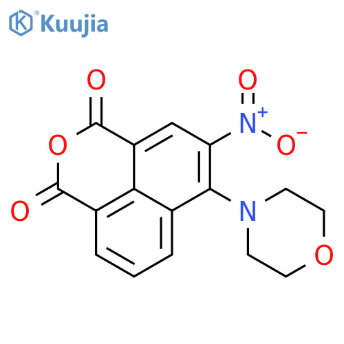 1H,3H-Naphtho[1,8-cd]pyran-1,3-dione, 6-(4-morpholinyl)-5-nitro- structure
