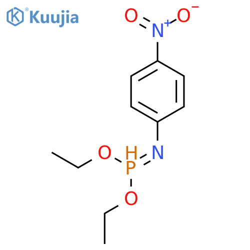 Phosphonimidic acid, N-(4-nitrophenyl)-, diethyl ester structure