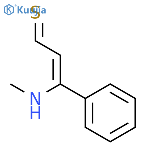 2-Propenethial, 3-(methylamino)-3-phenyl- structure