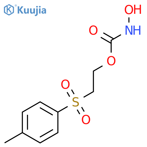 Carbamic acid, hydroxy-, 2-[(4-methylphenyl)sulfonyl]ethyl ester structure