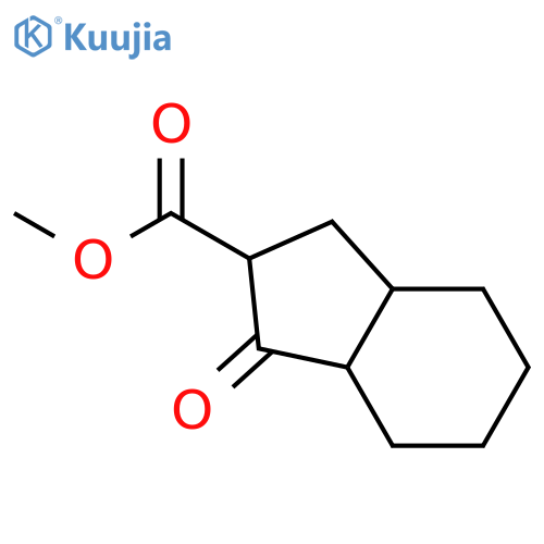 1H-Indene-2-carboxylic acid, octahydro-1-oxo-, methyl ester structure